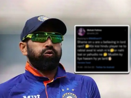 T20 World Cup : Radical Muslims target Indian Cricketer Mohammad Shami for posting Dussehra greetings  | मोहम्मद शमीवर संकट ओढावले; रामाचे नाव घेतल्याने कट्टरपंथीय खवळले, पण अनेकांनी त्याचे कौतुकही केले
