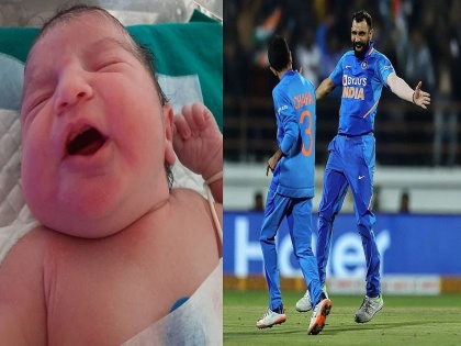 One more baby girl in my family, Mohammed shami share good news on social media | मोहम्मद शमीच्या घरी हलला पाळणा, जन्माला आली कन्या!