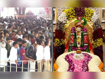 Lakhs of devotees thronged the shrine of Shri Shankar Maharaj; Manifest Day celebrations in Pune are in full swing | श्री शंकर महाराज समाधीस्थळी लोटला लाखो भक्तांचा जनसागर; पुण्यात प्रकटदिन सोहळा उत्साहात