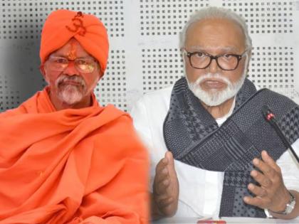 Shantigiri Maharaj filed the nomination form in the name of Shiv Sena chhagan Bhujbals first reaction | शांतीगिरी महाराजांनी शिवसेनेच्या नावाने उमेदवारी अर्ज भरला; भुजबळांची पहिली प्रतिक्रिया