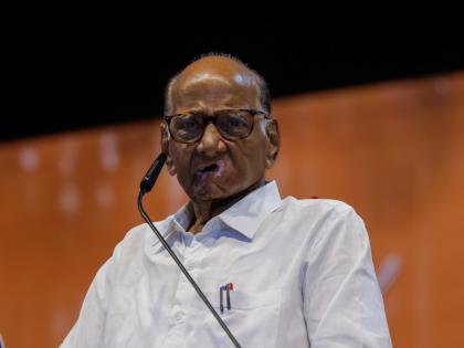 Sharad Pawar at the reception of the 98th Sahitya Samelan in Delhi | Sharad Pawar: दिल्लीतील ९८ व्या अखिल भारतीय मराठी साहित्य संमेलनाच्या स्वागताध्यपदी शरद पवार