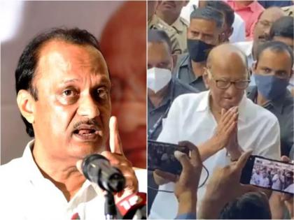 ncp ajit pawar reaction after sharad pawar re elected as party chief in national convention | Ajit Pawar: “राष्ट्रवादी काँग्रेस पक्ष हा शरद पवारांच्याच नावावर चालतो”; अजित पवारांनी स्पष्टच सांगितले