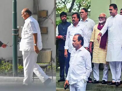 Maharashtra Chief Minister post...! Ajit Pawar set out on the path followed by Sharad Pawar ncp; Meeting in Delhi | मुख्यमंत्रिपदाची शर्यत! अजित पवार निघाले शरद पवारांनीच मळलेल्या वाटेवर; दिल्लीत गाठीभेटी