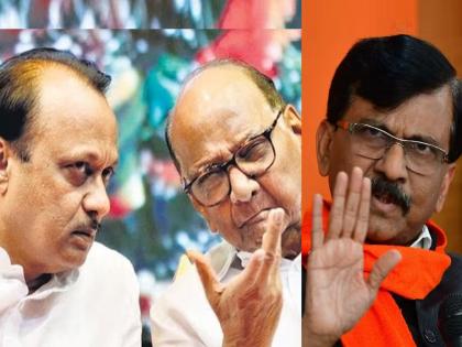 Sharad Pawar has nephews, can be, then why should party workers fight on the streets; A tough question from Sanjay Raut on NCP Ajit pawar meet | पवारांचे पुतणे आहेत, असू शकतात, मग कार्यकर्त्यांनी रस्त्यावर का लढायचे; संजय राऊतांचा परखड सवाल