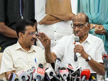 ncp chief sharad pawar reaction on delhi cm arvind kejriwal arrest | “केजरीवालांवरील असंवैधानिक कारवाईविरोधात ‘इंडिया आघाडी’ एकजुटीने उभी”: शरद पवार