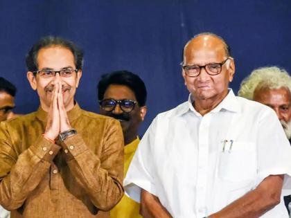 bjp taunts ncp sharad pawar and shiv sena over uddhav thackeray sabha in bkc mumbai | “उद्धवा दिलेली स्क्रिप्ट व्यवस्थित पाठ कर”; व्यंगचित्रातून भाजपचा सेना-राष्ट्रवादीला खोचक टोला