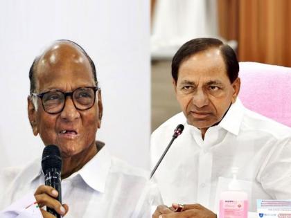 k chandrashekar rao brs maharashtra branch merged with ncp sharad pawar group | भारत राष्ट्र समिती पक्षाची महाराष्ट्र शाखा शरद पवार गटात विलीन