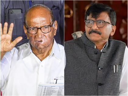 shiv sena thackeray group mp sanjay raut reaction over ncp chief sharad pawar statement about ajit pawar | “शरद पवारांनी उत्तर द्यावे, दोन दगडांवर पाय असे...”; संजय राऊतांनी स्पष्टच सांगितले