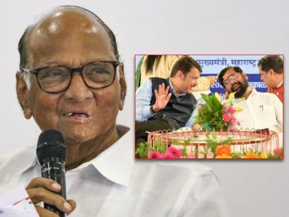 sharad pawar taunt to bjp and shiv sena shinde group over advertisement controversy | जाहिरात वादावर शरद पवारांचा भाजप-शिंदे गटाला खोचक टोला; म्हणाले, “ऐतिहासिक काम झाले...”