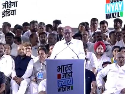 "Mahatma Gandhi gave the slogan 'Quit India', now we need to give the slogan 'Quit BJP'" - Sharad Pawar | "महात्मा गांधींनी ‘छोडो भारत’चा नारा दिला आता ‘छोडो भाजपा’ चा नारा देण्याची गरज’’, शरद पवार यांचं आवाहन