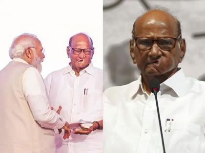 Sharad Pawar Dig At Prime Minister Modi at sambhajinagar | "पंतप्रधान मोदी तसं बोलल्यापासून मी माझं बोट..."; शरद पवारांनी लगावला खोचक टोला