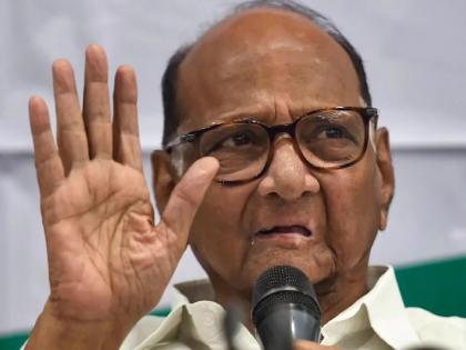 Sharad Pawar Questions people like MNS chief Raj Thackeray that will poverty Unemployment end by just taking Lord Hanuman name or Reading Hanuman Chalisa | Sharad Pawar, Hanuman Chalisa: "हनुमानाच्या नावाने हे करणार, ते करणार... याने बेकारी अन् भुकेचा प्रश्न सुटणार आहे का?"; शरद पवार यांचा मंचावरून थेट सवाल