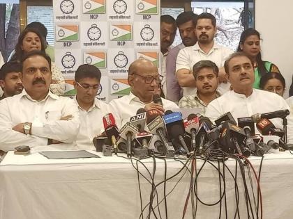 sharad pawar make it clear about claims of ncp leader in contact with bjp | “ज्यांना कुणाला पक्ष सोडून जायचे असेल, तर...”; शरद पवारांनी स्पष्टच सांगितले