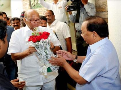 Sharad Pawar meets Narayan Rane, speculations abuzz about next move | शरद पवार - नारायण राणे भेटीने राजकीय चर्चांना उधाण!