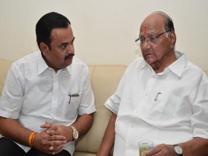 sharad pawar decided to step down as ncp president warns Pune NCP on retirement announcement | "जिथे आमचा देव नाही तिथे नमस्कारही नाही, आम्हीही राजीनामा देतोय" पुणे NCP शहराध्यक्षांचा इशारा