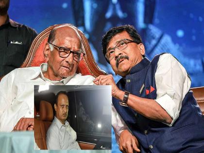 'Katrajcha Ghat' for the secret tactics of defeating the NCP! Story writer Sanjay Raut, producer-director Sharad Pawar | राष्ट्रवादीला खिंडार पाडण्याच्या गुप्त डावपेचांना ‘कात्रजचा घाट’! ‘ कथालेखक संजय राऊत, निर्माते-दिग्दर्शक शरद पवार