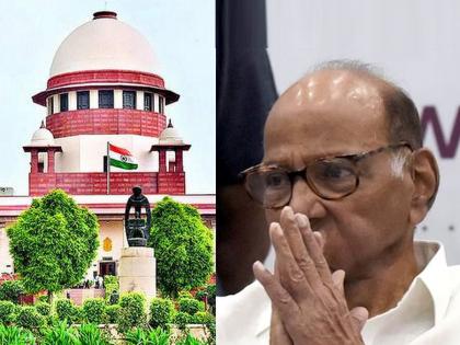 ncp sharad pawar reaction on supreme court hearing on party name and symbol decision of election commission | “मतदारांचा विजय, सत्यमेव जयते!”; सुप्रीम कोर्टातील सुनावणीवर शरद पवारांची पहिली प्रतिक्रिया