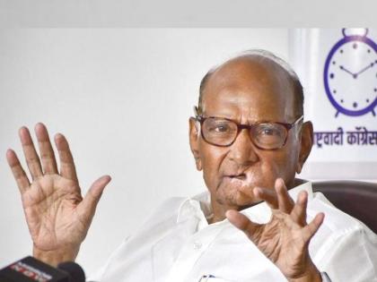 MP Sharad Pawar said that the party will not end because the party symbol of Shiv Sena has been frozen and it will grow vigorously again | चिन्ह गोठवल्याने शिवसेना पक्ष संपणार का? शरद पवारांनी एका वाक्यात दिले उत्तर, म्हणाले...