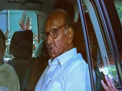 After 2 days you will not have time to protest. Sharad Pawar gave his word to the workers, talks about withdrawing his resignation | ...तर तुम्ही कधी हाेय म्हणाला नसता; शरद पवारांचा सूर बदलाचा, स्वर माघारीचा