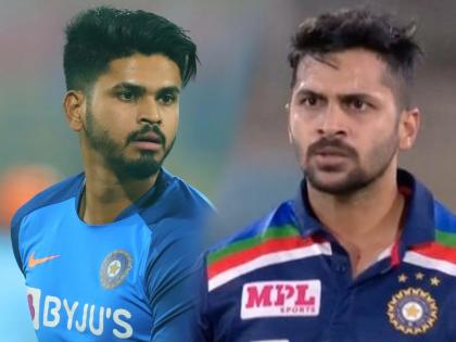 Shardul Thakur Shreyas Iyer Fighting or something check why he mentioned Mumbai IPL 2022 DC vs KKR | Shardul Thakur Shreyas Iyer, IPL 2022: "मुंबई से है तो शाना बन रहा है क्या"; शार्दूल ठाकूर-श्रेयस अय्यरमध्ये तू तू मैं मैं?