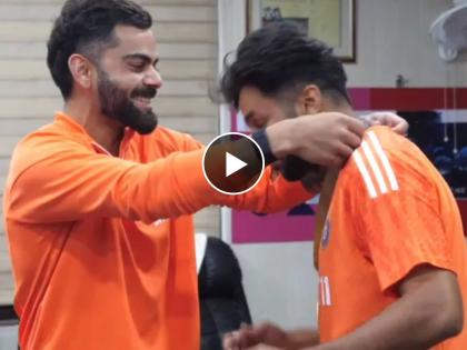 Video : Shardul Thakur won the Medal for best fielder of the match against Afghanistan, Virat Kohli presented the Medal | विराट कोहलीच्या हस्ते शार्दूल ठाकूरला दिलं गेलं मेडल! भारताचा ड्रेसिंग रुममधील मजेशीर Video 