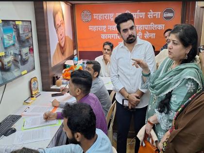 Navi Mumbai: Roads in the entire state will be repaired from the toll booths around Mumbai, says Sharmila Thackeray | Navi Mumbai: मुंबईभवतीच्या टोलनाक्यांमधून संपूर्ण राज्यातील रस्ते होतील दुरुस्त, शर्मिला ठाकरेंचा टोला