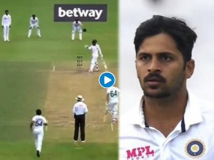 IND vs SA, 2nd Test : "What the F**k, man?", Bavuma moving away at last moment annoys Shardul, Video | IND vs SA, 2nd Test : शार्दूल ठाकूरनं मिळवलेल्या यशावर पाणी फिरवलं; टेम्बा बवुमाला शिवी देऊन संकट ओढावून घेतलं?; Video Viral 