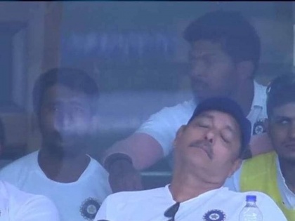 India vs South Africa, 3rd Test : Ravi Shastri says "I don't care" after being roasted for sleeping on social media | डुलकीवरून ट्रोल झालेल्या रवी शास्त्रींच्या उलट्या बोंबा, म्हणतात...