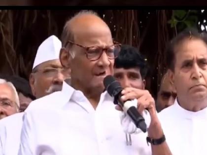 We will show places in six months to those who help the evildoers, Sharad Pawar warning | अपप्रवृत्तीला मदत करणाऱ्यांना सहा महिन्यात जागा दाखवू, शरद पवारांचा इशारा 