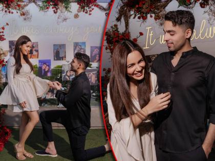 bollywood actress Shazahn Padamsee engaged with Ashish Kanakia shared photos | बॉलिवूड अभिनेत्रीने गुपचूप केला साखरपुडा, 'या' कंपनीच्या CEO बरोबर थाटणार संसार