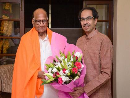 What happened in the half hour meeting between Pawar and Uddhav Thackeray?; Sharad Pawar Reaction | पवार-ठाकरेंच्या सव्वा तास भेटीत काय घडलं?; स्वत: शरद पवारांनी खुलासा केला