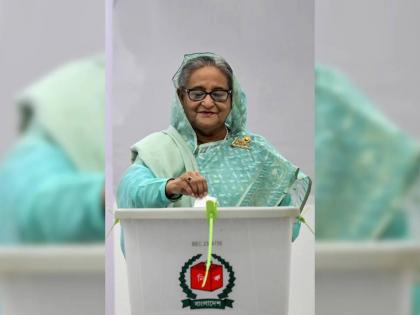 Sheikh Hasina to be Prime Minister of Bangladesh again; Only 40 percent turnout | शेख हसीना पुन्हा बांगलादेशच्या पंतप्रधानपदी विराजमान होणार; केवळ ४० टक्के मतदान