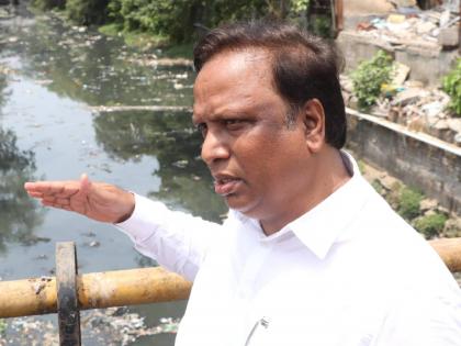 Municipal sewerage figures are false; | महापालिकेचे नालेसफाईचे आकडे खोटे,पालिका आयुक्तांनी नाल्यावर येऊन पहावं;आशिष शेलारांची टीका