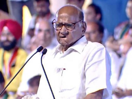 NCP President Sharad Pawar criticizes BJP and Raj Thackeray | सत्तांध भाजपला उखडून टाका; शरद पवार यांचा घणाघात