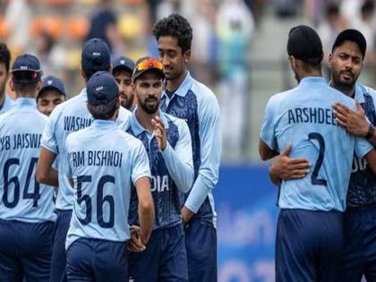 Indian men's cricket team wins gold due to higher ranking after final against Afghanistan abandoned due to rain | भारताने पटकावले आणखी एक सुवर्णपदक; आशियाई स्पर्धेत पुरुष क्रिकेट संघाची गोल्डन कामगिरी