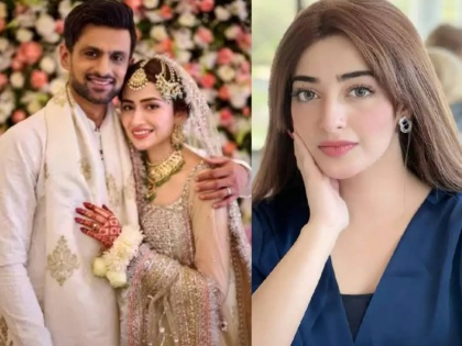 Shoaib Malik flirting with Pakistani actress Nawal Saeed rumours spread all over social media | शोएब मलिकचं फ्लर्टिंग सुरुच? तिसऱ्या लग्नानंतरही 'या' पाकिस्तानी अभिनेत्रीला करतोय मेसेज
