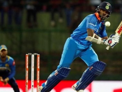 Dhawan's explosion; India's 175 against Sri Lanka | धवनचा धमाका; भारताचे श्रीलंकेपुढे 175 धावांचे आव्हान