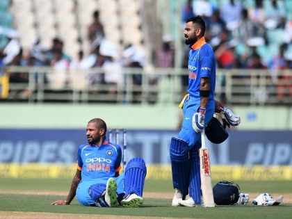 ICC World Cup 2019 : Shikhar Dhawan’s Expected Comeback Date Revealed, Indian Opener Likely to Be Fit for this Match | ICC World Cup 2019 : शिखर धवन 'या' सामन्यातून कमबॅक करणार, कॅप्टन कोहलीकडून मोठी अपडेट