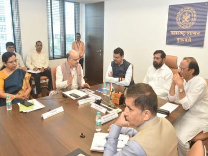 The GDP of the metropolitan region will increase to 300 million dollars; Shinde, Fadnavis, Pawar meeting with NITI Aayog | शिंदे, फडणवीस, पवारांची नीती आयोगासोबत बैठक; आता एक स्वतंत्र टीम नेमण्यात येणार