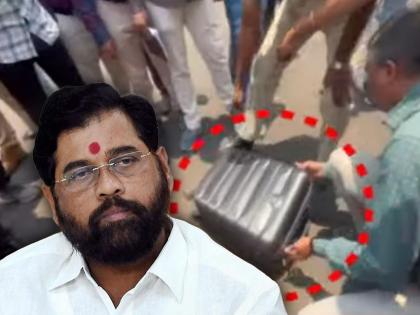 Loksabha Election - CM Eknath Shinde bags checked after Sanjay Raut allegations; What happened in Nashik? | संजय राऊतांच्या आरोपानंतर मुख्यमंत्र्यांच्या बॅगा तपासल्या; नाशिकमध्ये काय घडलं?