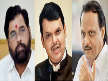 Even if father's father's father comes, he will not be able to break Mumbai, Shinde, Fadnavis, Pawar attacked Uddhav Thackeray in the Grand Alliance meeting | बापाच्या बापाचा बाप आला, तरी मुंबई तोडू शकणार नाही, महायुतीच्या बैठकीत शिंदे, फडणवीस, पवारांचा उद्धव ठाकरेंवर हल्लाबोल