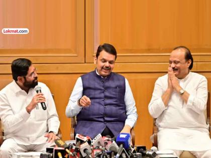 Devendra Fadnavis Eknath Shinde Ajit Pawar discussions for hours on coordination between the three parties over vice president election | फडणवीस-शिंदे-पवारांची 'वर्षा' बंगल्यावर दीडतास खलबते; तीन पक्षांमधील समन्वयावर चर्चा Devendra Fadnavis Eknath Shinde Ajit Pawar discussions for hours on coordination between the three parties over vice president election | फडणवीस-शिंदे-पवारांची 'वर्षा' बंगल्यावर दीडतास खलबते; तीन पक्षांमधील समन्वयावर चर्चा
