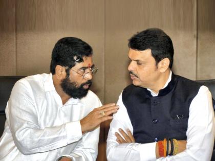 CM Eknath Shinde and Devendra Fadnavis are competing for this special reason says NCP Shashikant Shinde | मुख्यमंत्री अन् उपमुख्यमंत्री यांच्यात 'या' गोष्टीची लागलीय स्पर्धा; राष्ट्रवादीच्या आमदाराचा टोला