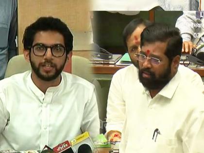 shiv sena aaditya thackeray criticised eknath shinde group and bjp in vidhan sabha monsoon session | Maharashtra Political Crisis: ५० खोके हवेत का? विधिमंडळ पायऱ्यांवर शिंदे गटाकडून आदित्य ठाकरेंना ऑफर!