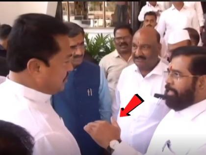 If somebody go out of the limit, I do the program! Video of eknath Shinde- nana Patole conversation goes viral, on Manoj Jarange Patil? | लिमिटच्या बाहेर गेलं की कार्यक्रम करतो मी! शिंदे-पटोले संभाषणाचा व्हिडीओ व्हायरल