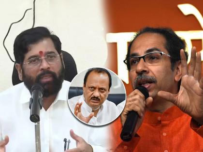 shiv sena Dasara Melava Leader of Opposition Ajit Pawar reacts to the controversy between Eknath Shinde and Uddhav Thackeray | Dasara Melava: ठाकरे- शिंदे गटातील वादावर अजित पवार स्पष्टच बोलले, म्हणाले ...