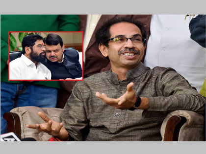 Uddhav Thackeray criticizes CM Eknath Shinde and DCM Devendra Fadnavis over cabinet expansion | 'दोघेजण फक्त चकरा मारताहेत, पाळणा काही हलेना'; उद्धव ठाकरेंची शिंदे-फडणवीसांवर खोचक टीका