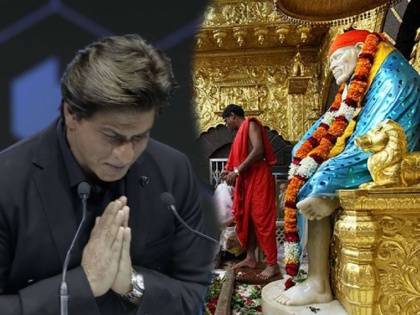 Shahrukh Khan arrives at shirdi saibaba temple to take blessings before dunki release | वैष्णोदेवीनंतर शाहरुख खान साईबाबांच्या नगरीत दाखल, 'डंकी'च्या रिलीजआधी घेतलं दर्शन