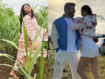 Daisy Shah photoshoot in a farm netizens asks is this Amravati shiv thakare also comments | अमरावती आहे का? डेझी शाहच्या शेतातील फोटोंवर नेटकऱ्यांच्या कमेंट्स, शिव ठाकरे म्हणतो...