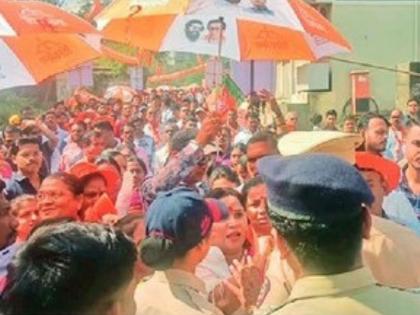 डोंबिवली पश्चिमेत शिंदेसेना, भाजप कार्यकर्ते आमने-सामने; पोलिसांच्या हस्तक्षेपामुळे अनर्थ टळला